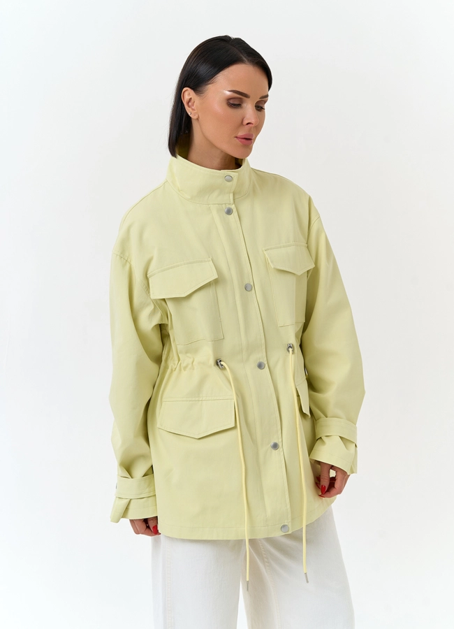 Женская ветровка с воротником стойкой модель № 33090 универмаг малина