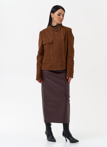 Замшевая куртка - футляр