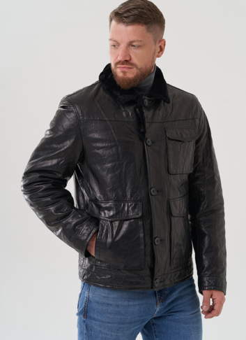 Куртка мужская из натуральной кожи 