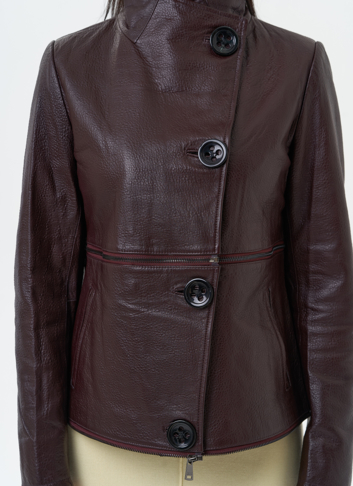 Плащ трансформер из натуральной кожи