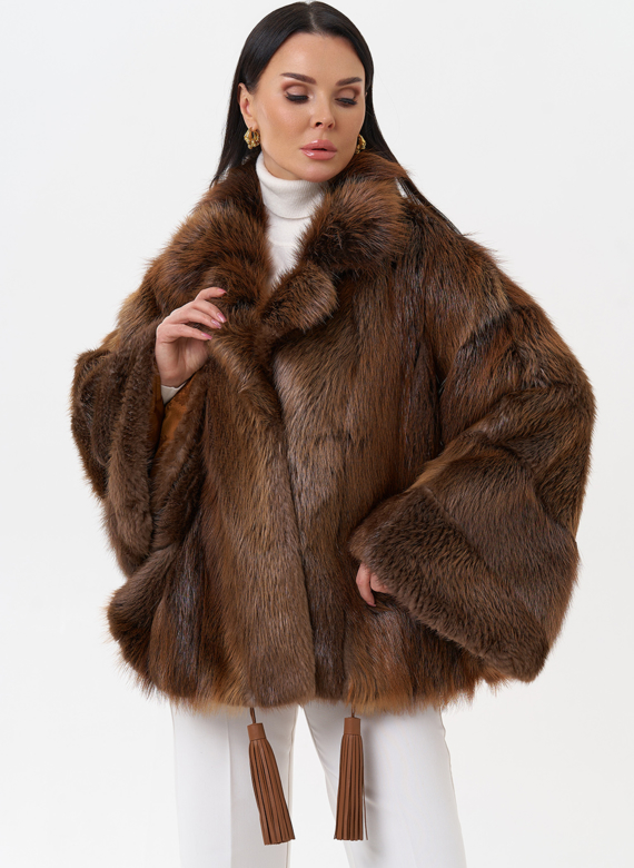 Болеро из меха бобра